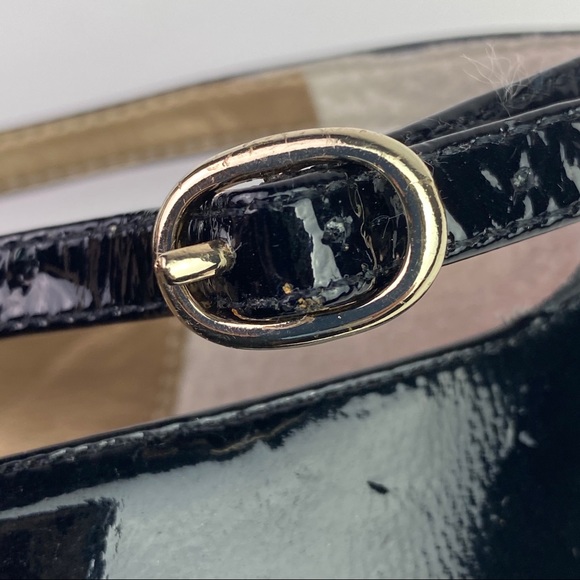 Ballet Flats, Ankle Strap, Comfort Sole, Genuine Patent Leather, by Me Too, GUC - Picture 7 of 14